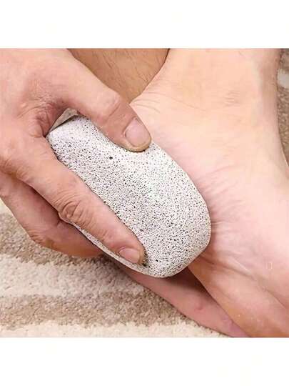 1/2/3pcs Natural Pumice Stone Foot Scrubber,Circular Volcanic Foot Pumice Stone For Dead Skin Removal Fragrance-Free, Ideal For Sensitive Skin, Perfect For Spa Massages & Home Pedicures