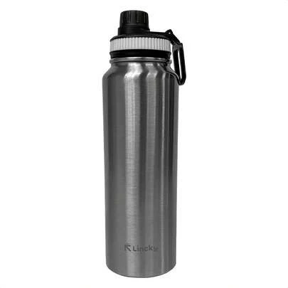  Termo de 1000ml Lincky. Vaso térmico para bebidas calientes y frías. Termos portátil de acero inoxidable ideal para viajes.