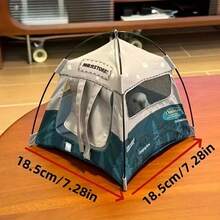 12pcs Mini Toy House, Camping Tent Toy Set, Mobile Doll Decor, Mini Scene Accessories, Photography Props, Toy Gift, Mini Scene Model Tent, Mini Outdoor Camping, Mini Landscape Photography Props Decor Accessories, Mini Desktop Decor - Multicolor - View 5