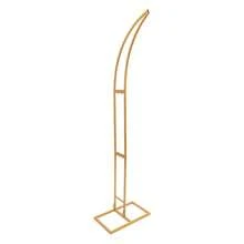 2-Pack Of Curved Flower Stands For Weddings, Height Adjustable, Available In White/Gold, Ideal As A Display Stand For Bridal Bouquets And As Decoration For The Reception Hall. The Stable Base Prevents Wobbling. Perfect For Weddings, Parties, Celebrations, And Meetings. - 金色 - 查看 11