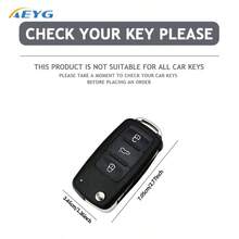 Bao đựng chìa khóa xe hơi bảo vệ toàn diện 360°, phù hợp với các dòng xe Polo, Tiguan, Passat B5, B6, B7, Golf 5, EOS, Scirocco, Jetta MK6, Octavia A5. - A - Xem 6