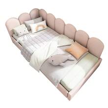 Upholstered Daybed 90x190 Cm, Sofa Bed With Hydraulic Storage, Children's Bed With Metal Slatted Base, Pink Velvet, Without Mattress - Pink + Velvet - View 2