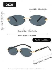 1pc Fashion Plastic Square Small Frame Women Accessories Glasses For Beach Party Camping Street Snap Musical Festival Accessories - 彩色 - 查看 6