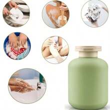 New Paquete de 2 Botella Exprimidora de Plástico Exprimidor Botella de Lavado de Tatuajes de 200 ml botellas vacías con tapa abatible en la parte superior de disco - como en la foto - Ver 8