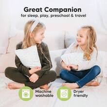 almohada para nios pequeos con funda de almohada, almohada de viaje My Little Dreamy Travel para dormir, cama infantil, pequea, pequea, funda de almohada de algodn orgnico, suave y - inicial - Ver 7