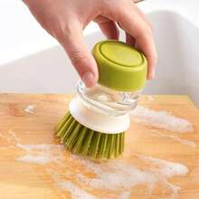 1/2pcs, Pot Brush With Soap Dispenser,Multi-Functional Kitchen Cleaning Brush With Stand, Dishwashing Brush, Kitchen Scrub Brush, Pans And Pots Brush, Kitchen Sink Countertop Scrub Brush, Cleaning Supplies, Cleaning Tool - Multicolor - View 7