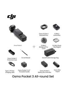 dji Osmo Pocket 3 一吋口袋雲台相機 旅遊攝影攝影 直播vlog拍攝 OP靈眸手持數位相機 全能版 - 全能版 - 查看 2