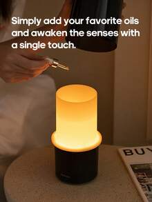 kinscoter 1个USB香薰机便携式超声波空气加湿器彩色夜灯精油香薰扩散器夜灯，适用于办公室、家庭和酒店 - 彩色 - 查看 3