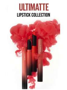 Maybelline ULTIMATTE MATTE FINISH SLIM TUBE LIPSTICK #499 ZOOM PINK 1.7g/0.06oz, Raw Chocolate Texture, One Swipe Blur Effect, Intense Matte Finish, Non Drying, Lightweight And Silky, 3 Step Easy Application For Plump 3D Lips Daily Camera Ready Look, Ideal Gift For Girlfriend - Maybelline Matte Slim Lipstick 499 - View 8