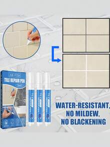 Tile Repair Pen, Suitable For Cleaning Bathroom Floor Grout, Waterproofing, Mildew Prevention, And Beautifying Tile Repair And Grout Sealing. A Great Gift For Family And Friends, Including Holiday Gifts, Christmas Gifts, Home Goods, And New Year's Gifts (Packaging Style Sent Randomly). - one-size - View 5