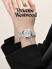 Vivienne Westwood ORB Women's Watch with Silver Dial and Steel Strap - 銀色 - 查看 4