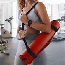 1pc Yoga Mat Strap, Adjustable Thick Carry Strap For Transporting Large Yoga Mats, Stretchy