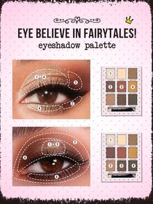 MISSLYN Fairy Tale Eyeshadow Palette, 9 Color Eyeshadow Combo With Mirror And Eyeshadow Brush, Matte, Shimmer And Glitter Eyeshadows, High Pigmentation, Long-Lasting, Easy To Blend, Smooth Texture, Vegan, Cruelty-Free - #2 Once Upon a Time - View 4
