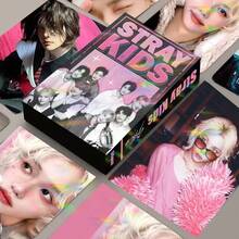 55pcs DO IT Album Holographic Lomo Cards, Double-Sided High Definition Photo Cards, Learning Tool, Memory Cards, Portable Cards, Compact Design Smooth Edges, Card Set, Language Learners, K-Pop Fans - Multicolor - View 3