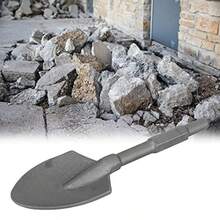 Bit de Cincel 1-1/8 Pulgadas para Martillo Rotativo Accesorio para Demolición Eléctrica 65A Herramienta de Reparación con Vástago Redondo Spade ShovelSpade & Shovel - como en la foto - Ver 6