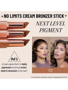 "No Limits Cream Bronzer And Contour Stick, Color: Harmony  Size .25 Oz / 7.1 G" - 1 - 查看 5