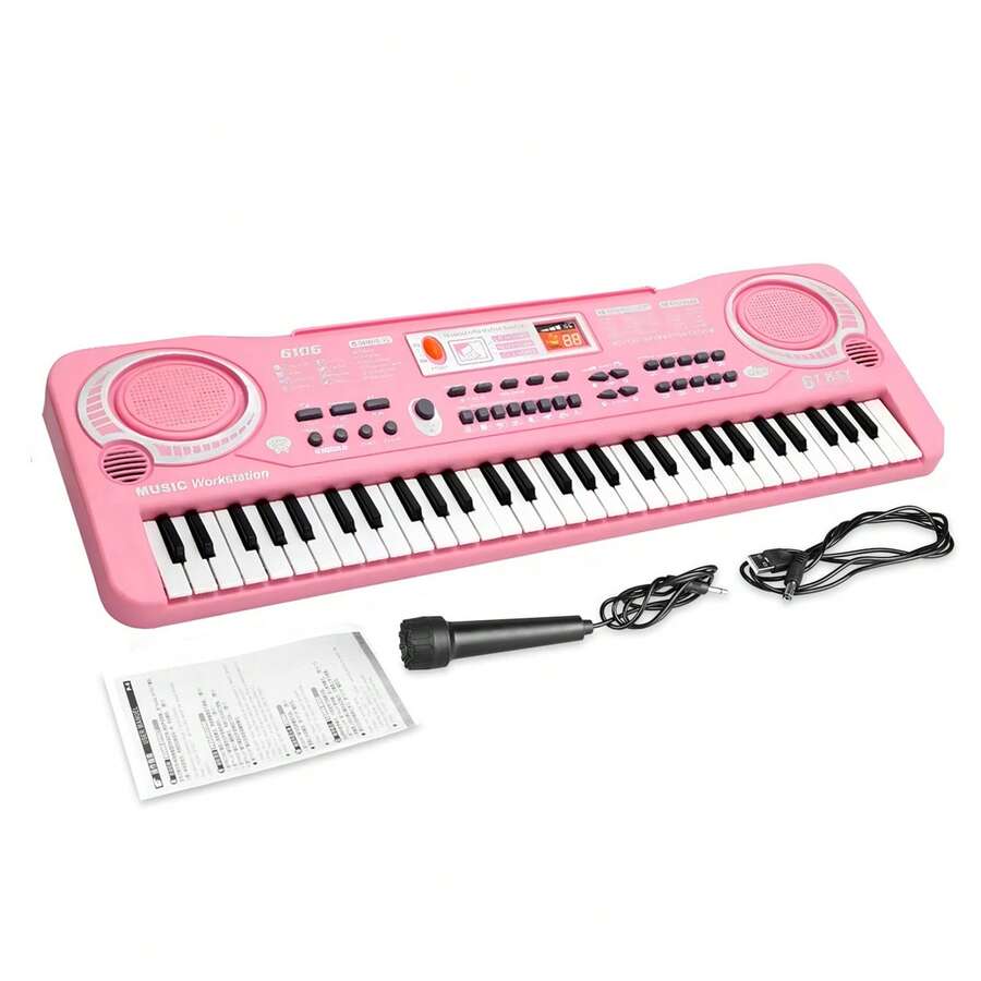 Kids Music Toys - Pink - View 1