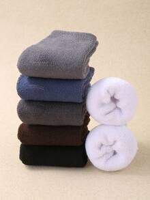 6双装秋冬婴幼儿随机糖果色休闲中筒袜保暖 - 彩色 - 查看 8