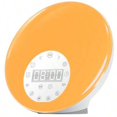 HAWTSunrise Alarm Clocks White Noise Sound Machine With 26 Soothing Sounds 7 Night Lights Wake Up Light Alarm Clock For Bedrooms Heavy Sleepers Baby Dual Alarms Sleep Timer Snooze