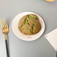 1个柔软慢回弹逼真裂纹面包模型，甜点展示装饰，食品摄影道具，PU材质 - 彩色 - 查看 8