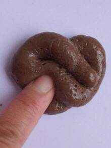 Surprise Gift Box Prank Toy, Includes 1 Elegant Gift Box And 1 Realistic Fake Poop, Gag Gift For April Fool's Day, Holiday Party, Christmas Stocking Stuffer, Plush, Squishy - Multicolor - View 4