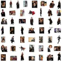 Harry Potter 50 miếng dán áp phích phim thế giới phép thuật cổ điển, nhãn dán báo và nhân vật trong phim ,  Ron Hermione Malfoy, miếng dán chống thấm nước bằng nhựa vinyl cho bình nước, ốp lưng máy tính xách tay, bình nước, máy tính, điện thoại di động, mũ ô tô, nhãn dán vui nhộn cho thanh thiếu niên, quà lưu niệm, quà tặng sinh nhật [Được cấp phép chính thức] - Nhiều màu - Xem 4