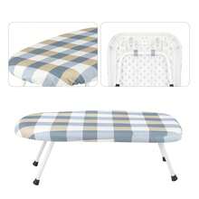 Portable Desktop Ironing Board – Foldable Design With Non-Slip Legs - Blanco y Negro - Ver 4
