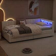 Futons - Beige + Linen + 90cm*200cm - View 4