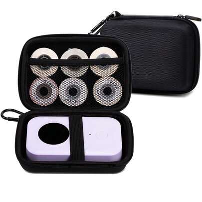  Phomemo D30 D35 标签打印机保护套，防水收纳袋，兼容 NELKO P21/D11/JADENS D110/SUPVAN E10 标签打印机，适用于迷你蓝牙标签贴纸机，仅含包装盒