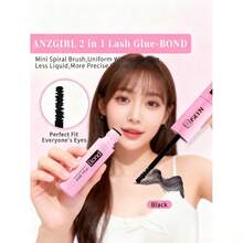 2-In-1 Lash Bond And Seal (1pc) - 5ml Bond + 5ml Seal Strong Hold Cluster Lash Glue For DIY Lash Extensions - màu đen - Xem 2