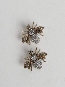 2 Peças Encantos de Sapato Metálicos Coloridos e Fofos com Strass, Decorações de Sapato Destacáveis e Brilhantes, Adequados para Tênis Elegantes de Faculdade para Senhoras, Decoração de Bolsas, Acessórios de Moda de Roupas, Uso Diário, Festa, Presentes de Feriado - Multicolorido - Visão 7