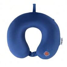 Kenzo KZX-009 Neck Pillow, Made Of Low-Resilience Memory Foam, Ergonomically Designed To Evenly Distribute Pressure, Conforming To The Curve Of The Neck, And Relieving Neck Discomfort. Dark Blue. - Dark Blue - View 8