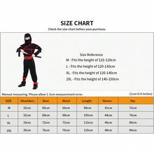 1 Set Kids Halloween Costume, Boys Halloween Party Outfit, 3 Styles Available (Includes Top, Mask, Pants, Belt) - Multicolor - View 8