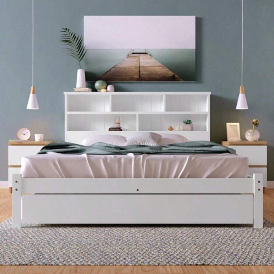 Bed Frames - 白色 - 查看 1