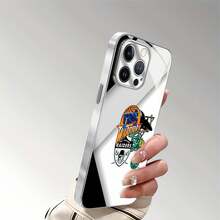 Estuche para teléfono con el logotipo del equipo Warriors  A's Compatible con estuches para teléfonos   17  16 Pro Max  15 Pro Max  13 y  12 Hecho de material de TPU que brinda protección contra golpes y caídas Un regalo perfecto para fanáticos de los deportes y para cumpleaños - Plateado - Ver 4