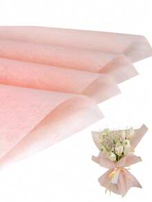MEHELANY 40 Stück Blumenstrauß Geschenkpapier, Geschenkstrauß Futterpapier, Blumen Kunst Taschen, Koreanisches Milchextrakt Blumen Geschenkpapier, Geschenkpapier, Seidenpapier, Strauß Zubehör, Geschenkverpackungspapier, Frische Blumen, Geschenke, Basteleien, Hochzeiten, Geburtstage, Schulanfang, Valentinstag - Pink - Übersicht 2