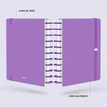 Disco Notebook + Iscool Hardcover 140 Sheets Smart Solid Colors - Lilac - View 3