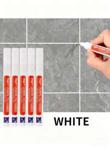 Tile Repair Pen, Suitable For Cleaning Bathroom Floor Grout, Waterproofing, Mildew Prevention, And Beautifying Tile Repair And Grout Sealing. A Great Gift For Family And Friends, Including Holiday Gifts, Christmas Gifts, Home Goods, And New Year's Gifts (Packaging Style Sent Randomly). - one-size - View 2