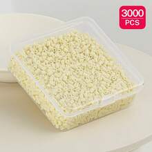 3000颗2.6毫米透明盒装迷你拼豆，像素拼豆，DIY高品质手工礼品，圣诞节、万圣节、节日礼物的完美之选 - 拼豆豆 - 查看 18