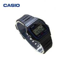 Đồng hồ Casio Youth Series Square Silicone, Mặt số đen, Dây đeo nhựa, Chống nước, Bộ máy thạch anh, Thiết kế hình vuông nhỏ cổ điển, Unisex F-91W-1 - Một cỡ - Xem 2
