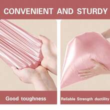 50 Pcs Rose Fragranced Garbage Bags - Strong Leak-Proof For Home (Living Room/Kitchen) & Office,Can 15 Liters - Durable & Thick Trash Bag - Baby Pink - View 8