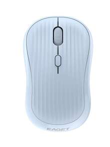 EAGET Ratón inalámbrico, receptor de 2.4GHz, agarre silencioso y cómodo para viajes, diseño portátil, adecuado para portátil/ordenador de escritorio/tableta, disponible en rosa, azul claro, blanco, amarillo, morado, compatible con tabletas Android y Windows, ratón inalámbrico recargable - Recolor - Ver 11