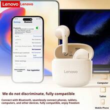 Lenovo EA166 Bluetooth 5.4 Bluetooth Headset: High-Quality Sound, Intelligent Ultra-Clear Call Noise Reduction, IPX5 Waterproof And Sweatproof Rating, Ultra-Low Latency.