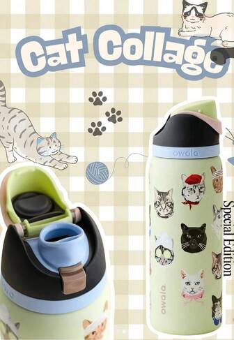 32OZ OwalaCup Egg Vacuum Flasks & Thermoses Water Bottle Drinkware Thermo Tumbler Stainless Steel Thermal Mug Original Cold Hot,Compatible With Insulated Stainless Steel Water Bottles. This Water Bottle Features A Double-Layer Vacuum Insulation Design, Making It A High-Quality Summer Drinking Utensil. It Is Easy To Carry And Suitable For Outdoor Camping, Hiking, Car Trips, Or Travel. It Is An Excellent Gift Choice. It Is A Sports Water Bottle, Designed Specifically For Water Drinkers. It Is Very Suitable For Outdoor Picnics, Summer Activities, Outdoor Adventures, Camping, Gyms, Dormitories, Yoga, Car Rides, Office Commutes, Teachers, Graduation Gifts, Teacher Gifts, Mother's Day Gifts, Birthday Gifts. It Is Very Suitable For Drinking Water, Iced Tea Or Coffee, Cold Drinks And Hot Drinks.