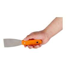 Espátula Rígida 2" Con Mango De Plástico Para Albañil De Mamposteria Fumetax - Naranja - Ver 3