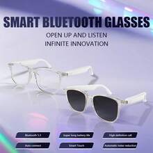 2025 New Smart Glasses, Multi-Functional Glasses, Calling, Music Playback, Outdoor Sports Earphones, Rechargeable, High-Definition Lenses, Advanced Technology, Unisex, Sensitive Touch Control