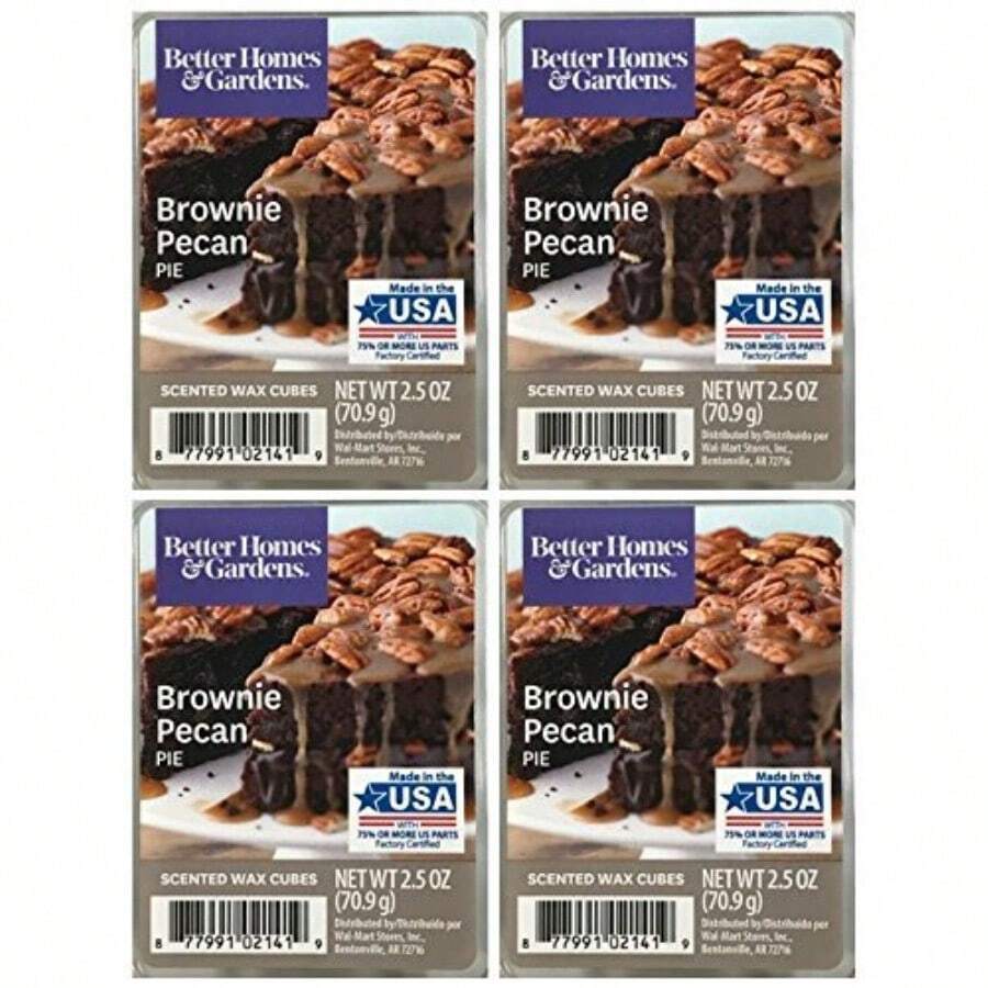 HAWTBetter Homes And Gardens Brownie Pecan Pie Scented Wax Cubes - 4-Pack - As Pic - View 1