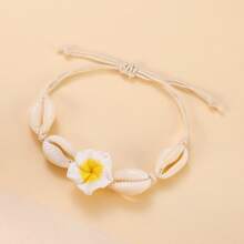 Lắc chân hoa vỏ sò phong cách Bohemian thủ công, thời trang thanh lịch đa năng thường ngày, thích hợp đi biển, du lịch, tiệc tùng, quà tặng cho bạn bè - Nhiều màu - Xem 10