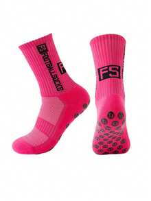 1/5/10Pairs Non Slip Grip Socks For Men And Women Excellent For Football Basketball Baseball Rugby Soccer Cycling Running Hiking Tennis Skateboard Athletic Exercise, Fall Socks - Multicolor - View 6