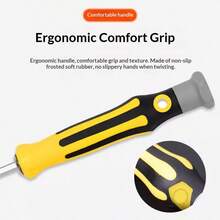 6 In 1 Screwdriver Set Precision Magnetic Screwdriver Set Hexagonal Plum Y-Shaped U-Shaped Triangle Repair Hand Tools Kits Screwdriver Set For Type Heavy Duty Star Torx Screwdrivers For V6 V7 V8 V10 V11 DC24 DC40 DC4 DC50 Screw Driver Set - Yellow - View 6